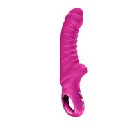 Fun Factory Tiger | Vibrator | vibromasseur pour le point G avec poignée LOOP | 12 programmes de vibration | manche en silicone nervuré | étanche & USB-C | jouet sexuel étanche pour femmes