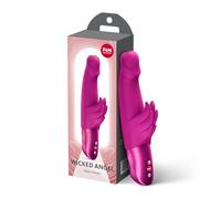 Fun Factory Wicked Angel | Vibromasseur rabbit femme | 10 programmes | Stimulation point G et clitoris | à piles | double vibromasseur rabbit pour femme | Sextoys femme | Érotique