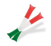 FUN FAN LINE - Lot 5 Paires Bâtons de Frappe Gonflables Réutilisables | Bâtons de Fête ou d'Animation Bruyants pour Événements Sportifs et Célébrations | Cotillons et Accessoires d'Ambiance (Italiax5)