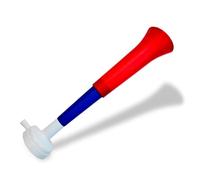 FUN FAN LINE - Pack 3 Trompettes Vuvuzela à Trois Corps | Klaxon Compact et Démontable pour Football, Fêtes et Événements Sportifs | 98 DB Animation Enfants et Adultes Facile à Transporter (Serbie)