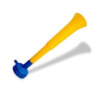 FUN FAN LINE - Pack 3 Trompettes Vuvuzela à Trois Corps | Klaxon Compact et Démontable pour Football, Fêtes et Événements Sportifs | 98 DB Animation Enfants et Adultes Facile à Transporter (Suède)