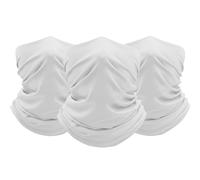 FUN FAN LINE - Pack x3 Bandana multi-usages dans une couleur de votre choix. Masque de protection, culotte ou cache-cou (Blanc)
