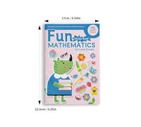Fun-Filled Mathematics Sticker Book for Kids - Boost IQ and Learning Skills with Engaging Math Activities and Sticker Challenges
