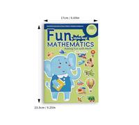 Fun-Filled Mathematics Sticker Book for Kids - Boost IQ and Learning Skills with Engaging Math Activities and Sticker Challenges