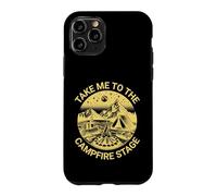 Fun Folk Music Camping Trip Take Me to The Campfire Stage Coque pour iPhone 11 Pro