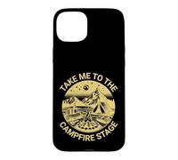 Fun Folk Music Camping Trip Take Me to The Campfire Stage Coque pour iPhone 15 Plus