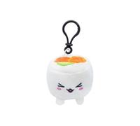 Joy Toy Plushi Uramaki Sushi avec Saumon Peluche Clip on 7 cm