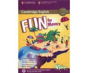 Fun For Movers Students Book With Online Anne Robinson, Karen Saxby (Auteur)