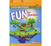 Fun for Starters Livre de l'élève avec activités en ligne et audio et livret d'accueil 2