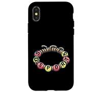 Fun Friendship Bracelet with Words Go Sports Coque pour iPhone X/XS