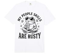 Fun Frog « My People Skills are Rusty » Comfort Colors Adult Heavyweight T-Shirt