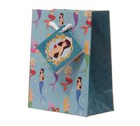 Fun Girls Mermaid Pattern Small Glossy Gift Bag by Puckator