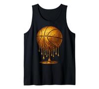 Fun Golden Drip Basketball Cool Esthétique Sports Dunk Lover Débardeur