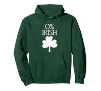 Fun Green 0% Irish Shamrock, Celtic Font | St. Patrick Day Sweat à Capuche