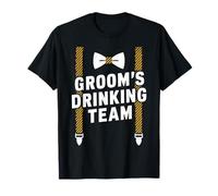 Fun Groom's Drinking Team Funny Bachelor Party Wedding T-Shirt