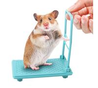 Fun Hamster Cage Accessories, Hamster Cart Toy, Small Animal Toys Hamster Toys, Photo Props Hamster Enrichment Toys, Small Cart Chinchilla Bed Pet Toys, Easy to Use, Portable for Play Rest
