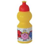 Fun house 005188 monsieur madame gourde sport pour enfant plastique jaune 6,5 x 6,5 x 17,6 cm