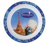 Fun house 005201 ratatouille assiette micro-ondable pour enfant polypropylène rouge 22 x 22 x 1 cm G