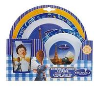 Ensemble repas enfant - FUN HOUSE - Ratatouille - Bleu - Micro-ondable - Multicolore