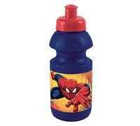 Fun House 005489 Spiderman Gourde Sport pour Enfant PP/PE Bleu 6,5 x 6,5 x 17,5 cm