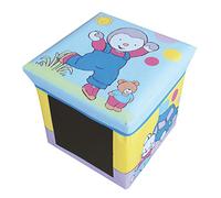 Fun House 712188 T'CHOUPI Pouf avec Ardoise Petit Coffre à Jouets