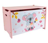 Cally Mimi Koala Coffre A Jouets En Bois ± 40 X 58 X 36 Cm Pour Enfant