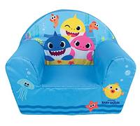 Fun House 713375 Baby Shark Fauteuil Club Origine France Garantie pour Enfant L.52 x P.33 x H.42 cm, Tissu