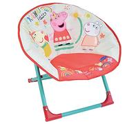 FUN HOUSE 713474 Peppa Pig Siège Lune Pliable pour Enfant H.47 X L.54 X P.42 cm