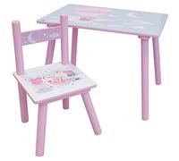 FUN HOUSE 713499 Peppa Pig Table H.41, L.61 42 cm avec Une Chaise H.49,5 x L.31 P.31,5 pour Enfant