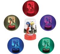 Fun House 713509 Ladybug Veilleuse Lampe Poussoir H.11.5 X Ø 7.5 Cm Pour Enfant