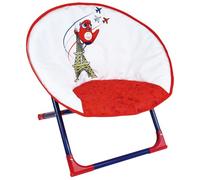 Fun House 713590 Jeux Olympiques Paris 2024 Siège Lune Pliable Fauteuil H.47 X L.54 X P.42 CM, pour Enfant