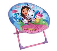 Fun House 713598 Gabby ET LA Maison Magique Siège Lune Pliable Fauteuil H.47 X L.54 X P.42 CM pour Enfant, Rose