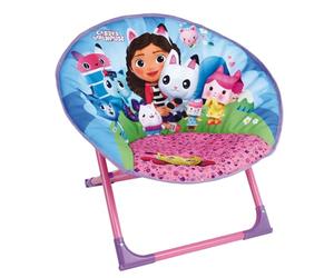 Fun House 713598 Gabby ET LA Maison Magique Siège Lune Pliable Fauteuil H.47 X L.54 X P.42 CM pour Enfant, Rose