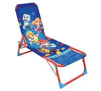 FUN HOUSE | Chaise Longue Enfant Pat Patrouille Transat Pliable 112 x 40 x 40 cm | Léger et Facile à Ranger | Chaise Pliante Enfant | Licence Officielle | Mobilier Extérieur Intérieur 3 Ans+