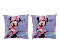 FUN HOUSE DISNEY MINNIE - Lot de 2 coussins violets 35 cm Violet