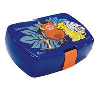 Fun House Boîte goûter Disney Le Roi Lion Simba, Timon & Pumbaa Bleu Réutilisable H5,2xL16,5xP11,5cm