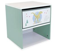 Fun House 713497 Peppa Pig Chevet/Table de Nuit avec tiroir H.36 X L. 33 X P. 30 CM pour Enfant, Blanc