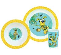 FUN HOUSE Ensemble repas composé d'une assiette, d'un bol et d'un verre pour enfant 005860