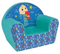FUN HOUSE | Fauteuil Club CoComelon JJ pour Enfants 12 Mois+ | Mousse Légère et Lavable | Dimensions 52 X 33 X 42 Cm | Licence Officielle | Origine France Garantie | Mobilier Bébé Garçon Fille