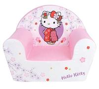 Fun House | Fauteuil Club Hello Kitty pour Enfant 12 Mois+ | L52 x P33 x H42 cm | Mousse Légère | Housse Lavable à 30° | Licence Officielle | Origine France Garantie | Idée Cadeau
