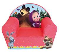 Fun House 713340 Masha ET MICHKA Fauteuil Club Origine France Garantie pour Enfant L.52 x P.33 x H.42 cm, Beige