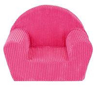 Fun House | Fauteuil Club Rose Uni pour Enfants 12 Mois+ | Mousse Légère et Lavable | Dimensions 52 X 33 X 42 Cm | Licence Officielle | Origine France Garantie | Mobilier Bébé Garçon Fille