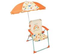 Fun House - Chaise pliante enfant FRUITY'S avec parasol Ø65 cm H53×L39×P39 cm Licence officielle