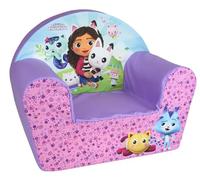 Fauteuil club enfant GABBY ET LA MAISON MAGIQUE - Fun House - Rose - L.52 x P.33 x H.42 cm