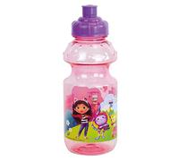 FUN HOUSE GABBY ET LA MAISON MAGIQUE GOURDE BOUTEILLE REUTILISABLE 350 ML POUR ENFANT, Rose