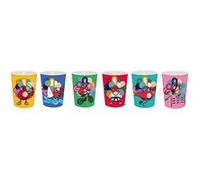 FUN HOUSE JEUX OLYMPIQUES PARIS 2024 - Gobelet 400 mL (Lot de 6 verres) Rouge G