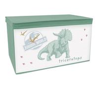 FUN HOUSE Jurrasic World Coffre à jouets dinosaures - Pliable - 55,5 x 34,5 x 34 cm - Pour enfant