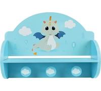 FUN HOUSE Léon le Dragon 713338 ETAGERE PORTEMANTEAU Dimensions : ± H. 33 x L. 46 x P. 15 cm pour enfant