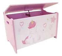 Licorne Coffre A Jouet En Bois Licorne Multicolore