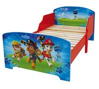 Fun House | Lit Enfant Pat Patrouille Avec Lattes | 140 x 70 x 59 Cm | Licence Officielle | Collection Chambre Pat Patrouille | Poids Max 50 Kg | Dès 24 Mois | Bois MDF | Bleu | 712532